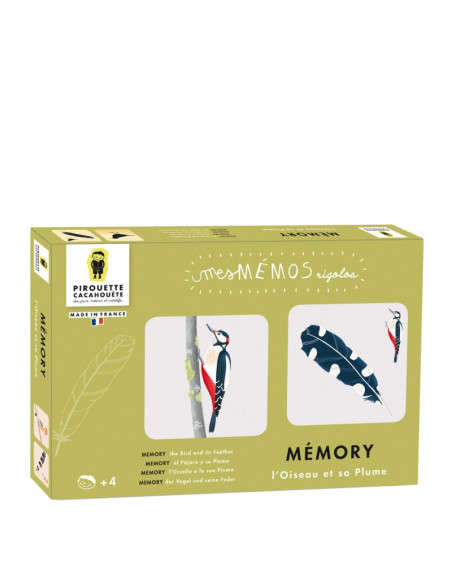 JEU MEMORY – L’OISEAU ET SA PLUME