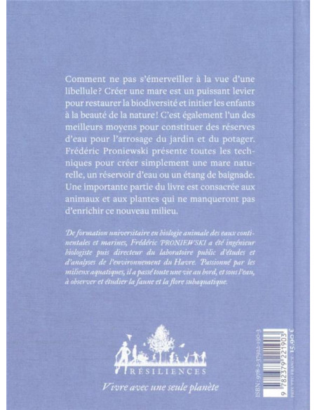 CREER UNE MARE, un point d'eau, une baignade naturelle