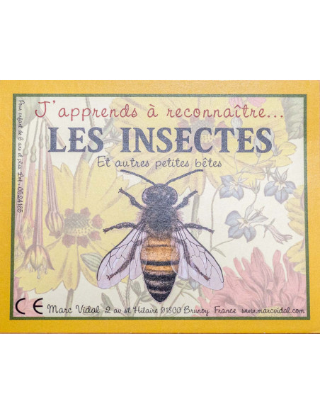 JEU J’APPRENDS A RECONNAITRE LES INSECTES