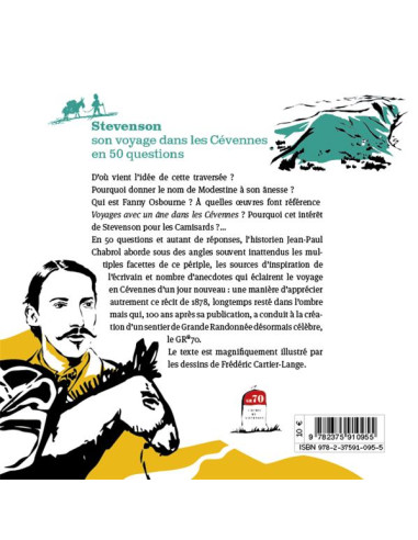 questions sur Stevenson et son voyage avec un âne dans les Cévennes