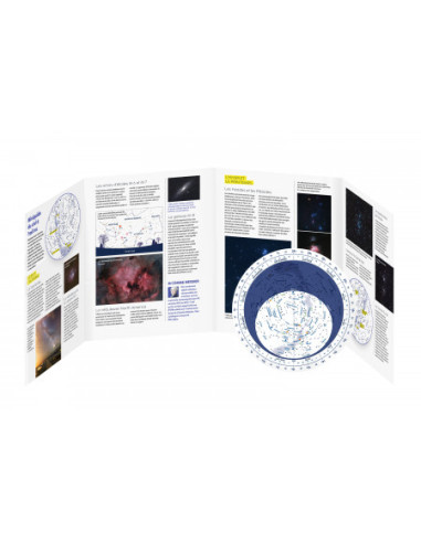 carte du ciel pour débutant et carte de la lune incluse