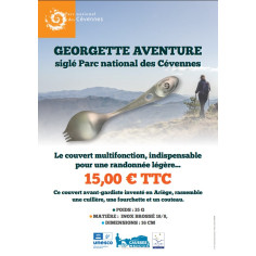 Couvert de randonnée pratique siglé Parc national des Cévennes 2