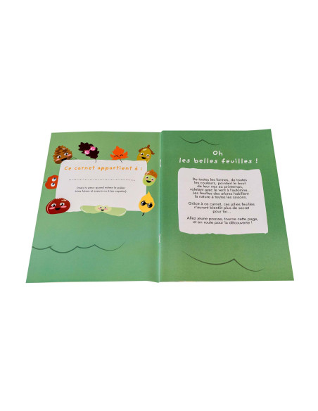 cahier d'activités et découvertes sur les feuilles