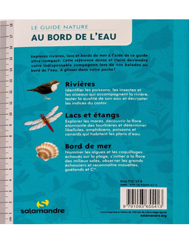 guide pour découvrir les rivières, étangs, bords de mer