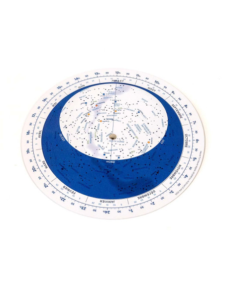 carte du ciel pour débutant et carte de la lune incluse