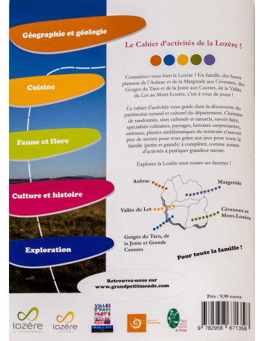 exploration de la Lozère à travers une centaine d'activités à pratiquer en famille