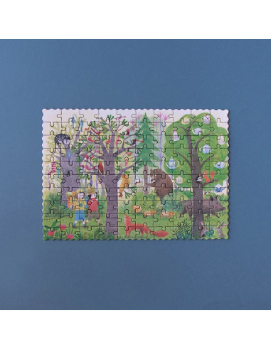 PUZZLE JOUR/NUIT DANS LA FORET