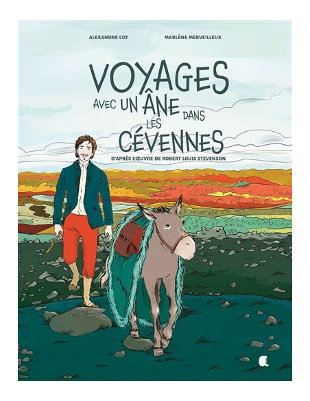voyage avec un âne dans les Cévennes bande dessinée
