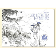 Livre illustré "dans les pattes des moutons", suivre le quotidien d'un éleveur-berger