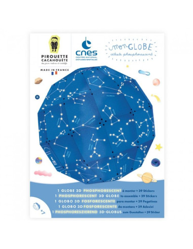 GLOBE CELESTE PHOSPHORESCENT