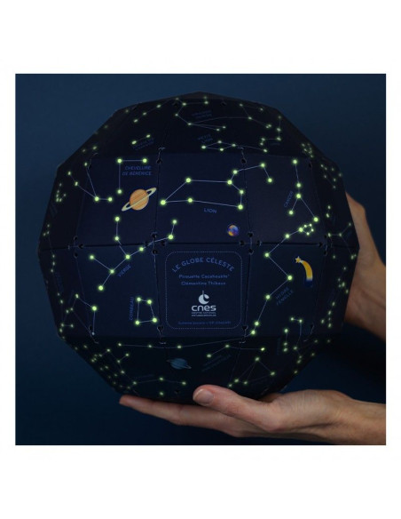 GLOBE CELESTE PHOSPHORESCENT