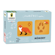 JEU MEMORY L'ANIMAL ET SON EMPREINTE 2