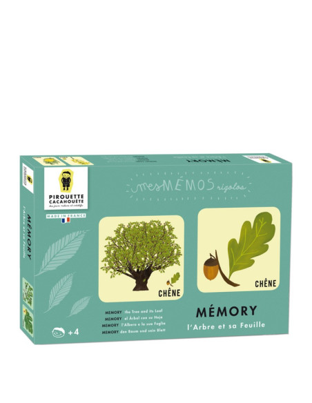 JEU MEMORY - L'ARBRE ET SA FEUILLE