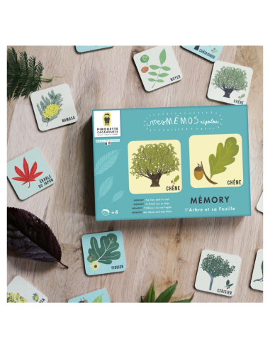 JEU MEMORY - L'ARBRE ET SA FEUILLE