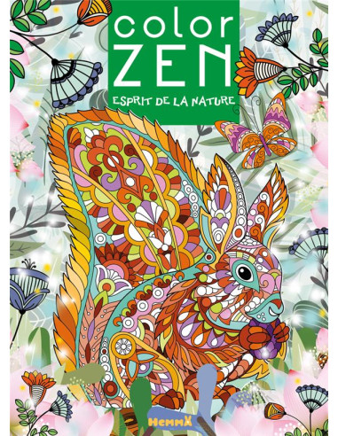 COLORIAGE ZEN ESPRIT DE LA NATURE