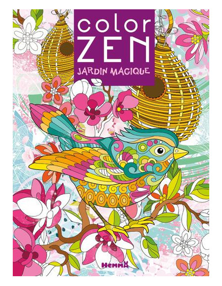 COLORIAGE ZEN JARDIN MAGIQUE
